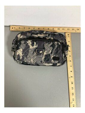 Lug RFID Crossbody & Belt Bag - Quilted Convertible Carousel Camo Midnight Unise